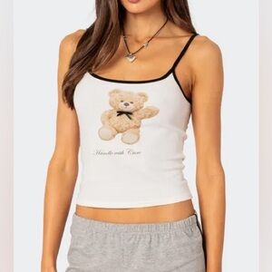 Edikted Klara Printed “Handle With Care” Tank Top!